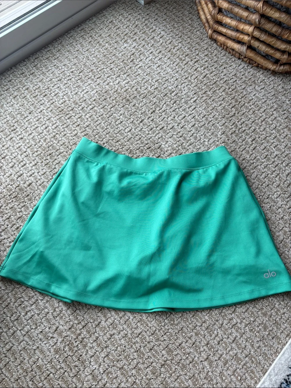 Alo Airlift Timeless Mini Skirt - Lettuce Green